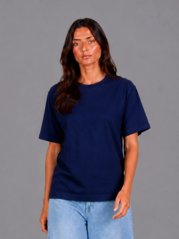 Camiseta Street Lisa Azul Marinho