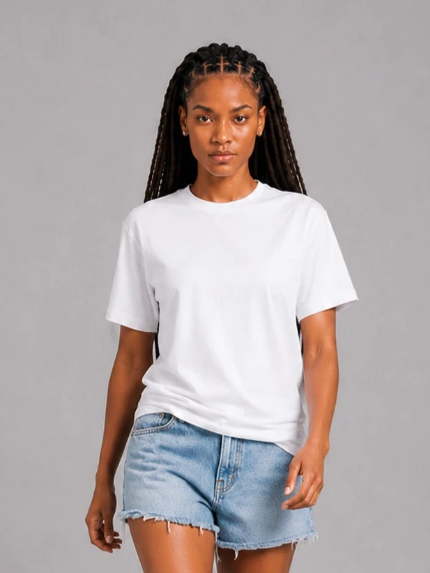 Camiseta Slim Fit Lisa Branca